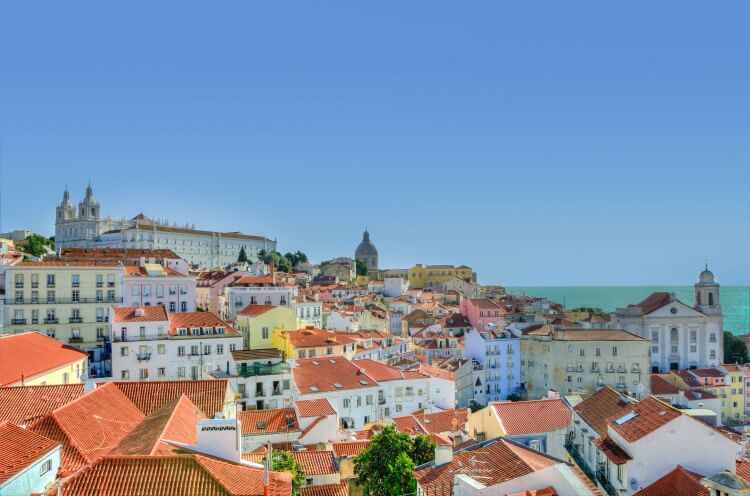 Un beau soleil d'hiver sur Lisbonne