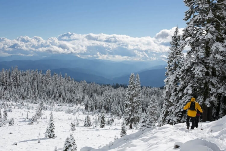 Il est possible de faire du ski aux Etats-Unis avec des paysages sublimes !