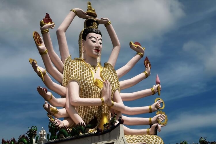 Statue originale de Koh Samui.