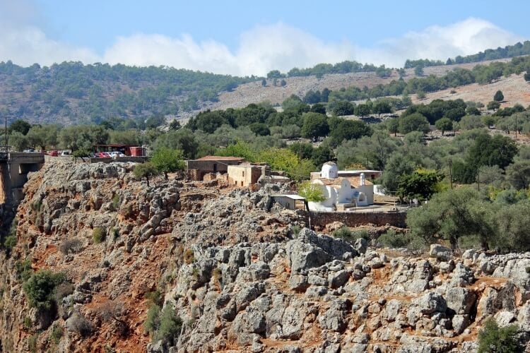 Panorama de montagne à Aradena