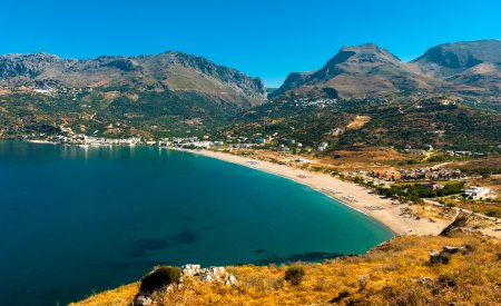 Les montagnes et la mer en Crète