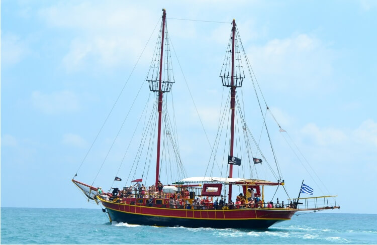 Bateau en Crète