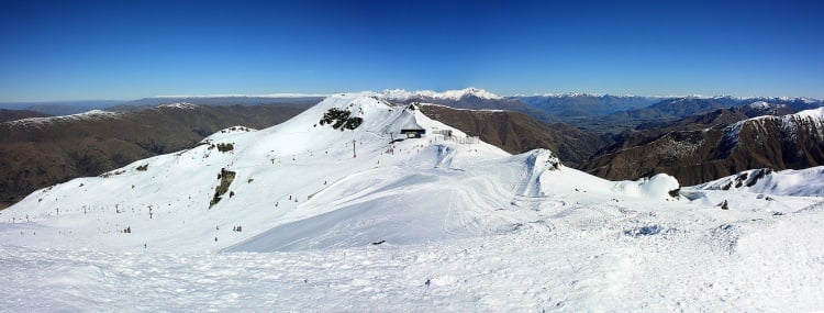 Les pistes à Cardrona