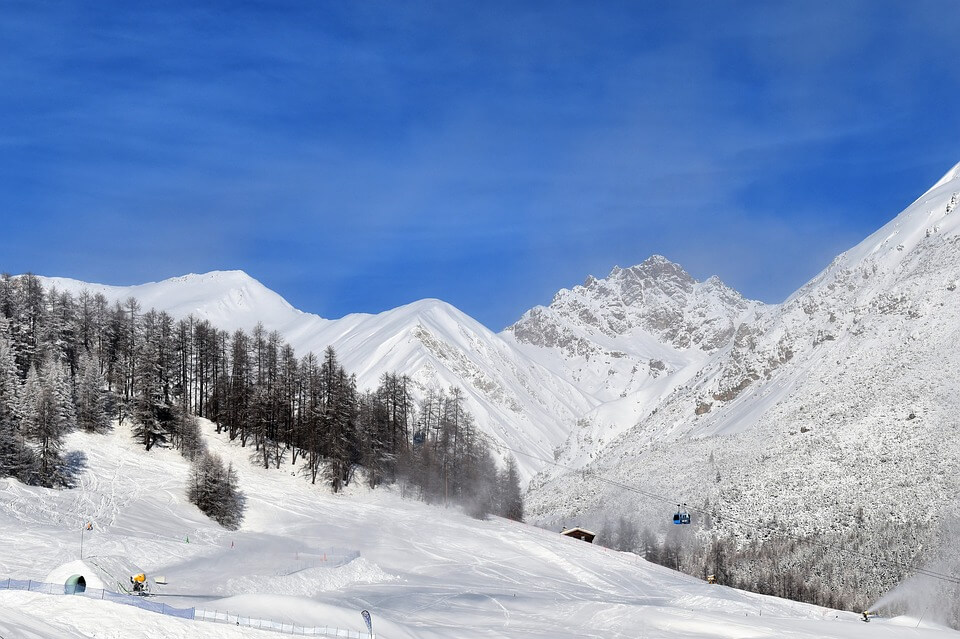 skier en France au mois de Mai