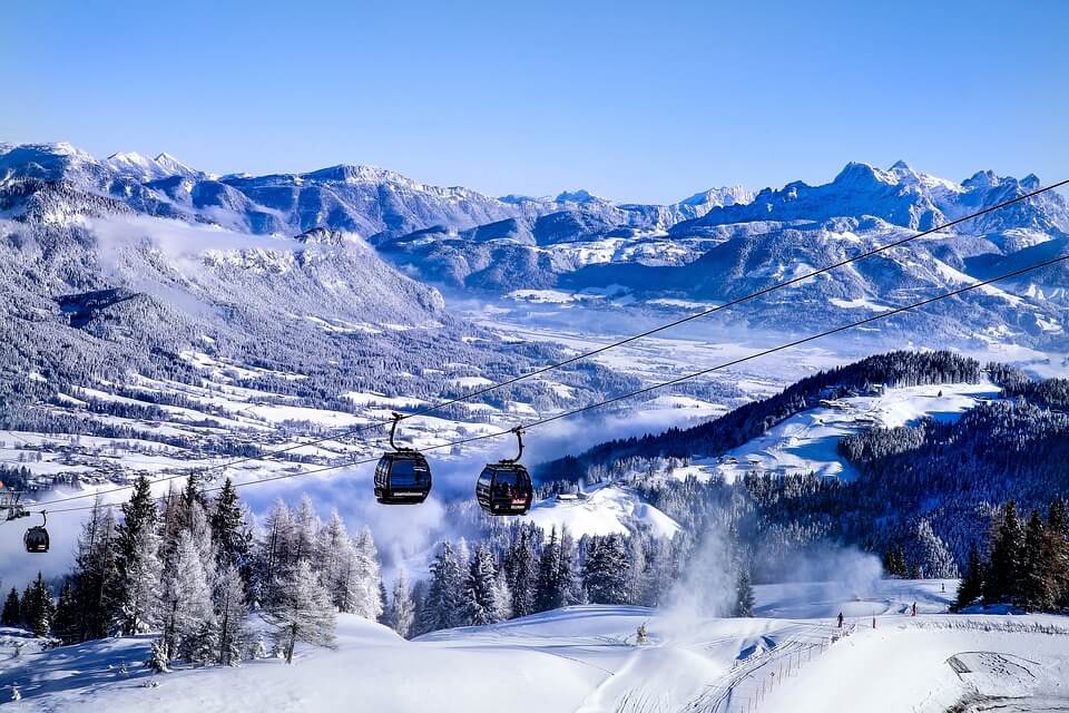skier en France au mois de Mai