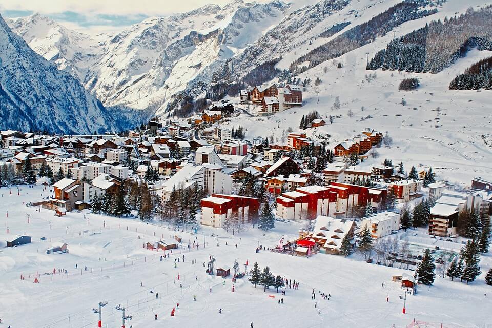 skier en France au mois de Mai station 