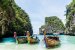 bateaux long tail boat thailande plage itinéraire 2 semaines en Thaïlande