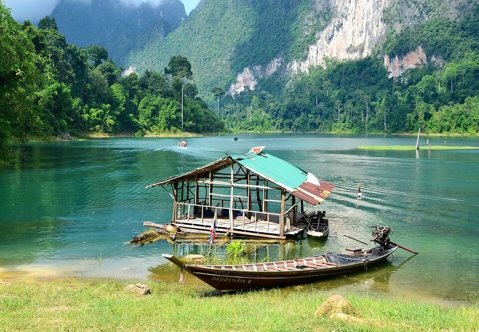 parc de Khao Sok lac barque itinéraire 2 semaines en Thaïlande