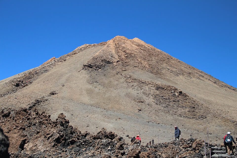 volcan du teide sommet panorama madère ou canaries