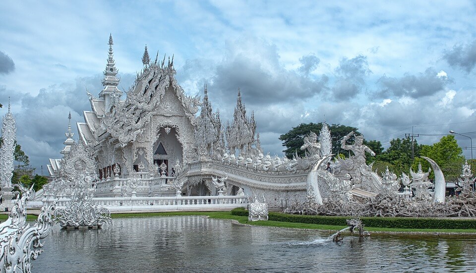 temple blanc de chiang rai details itinéraire 2 semaines en Thaïlande