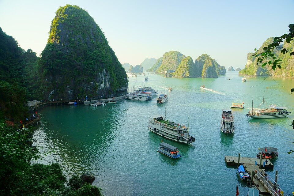 baie d'halong vietnam premier voyage en Asie