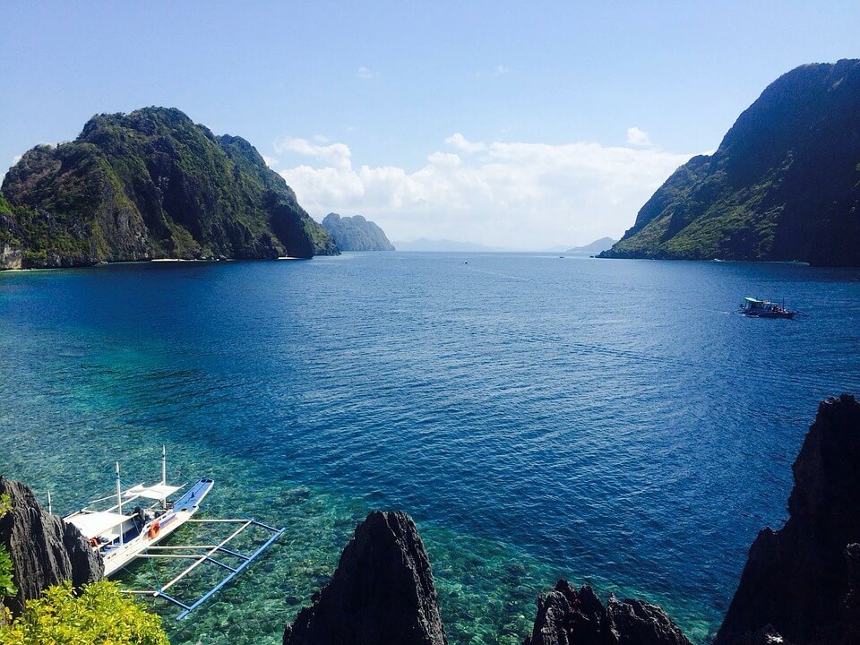 rochers palawan mer îles paradisiaques du monde