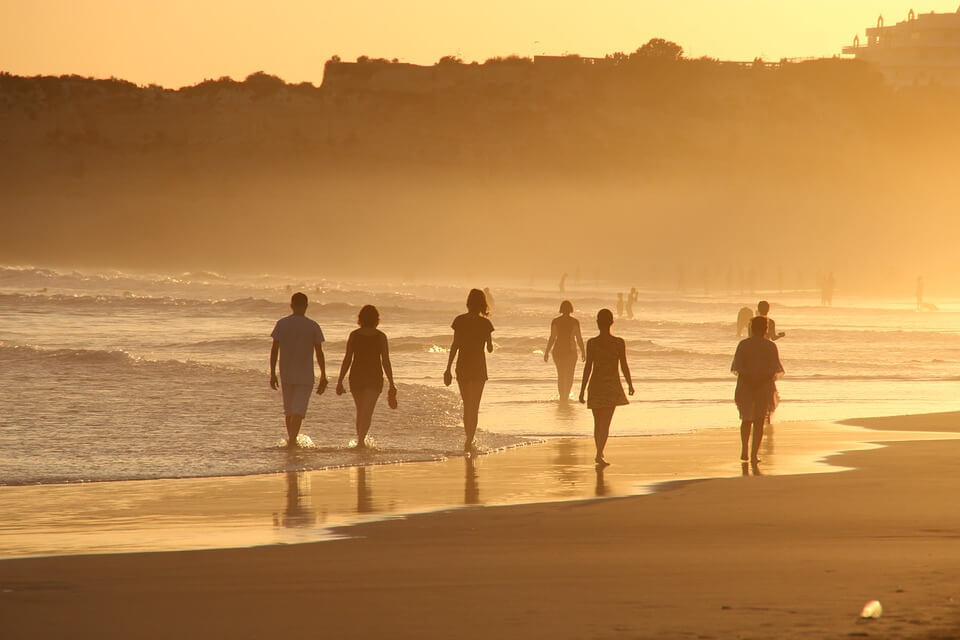 plage portugal portugal en camping car