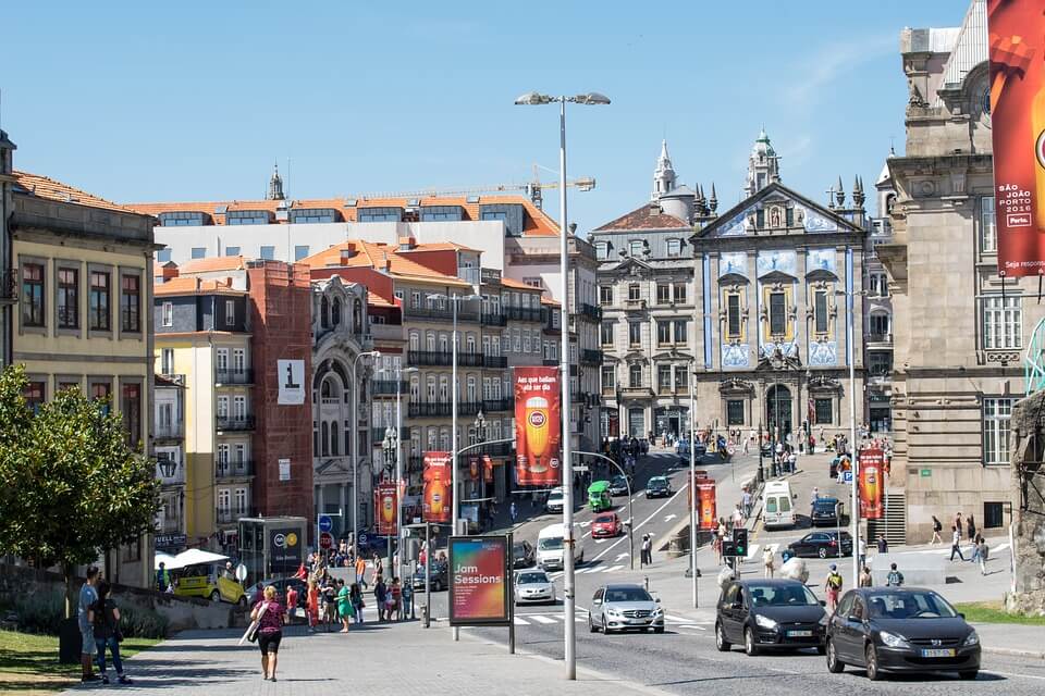 centre ville de porto circulation 