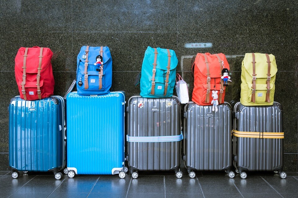 plusieurs valises sacs aeroport que ramener des États-Unis ?