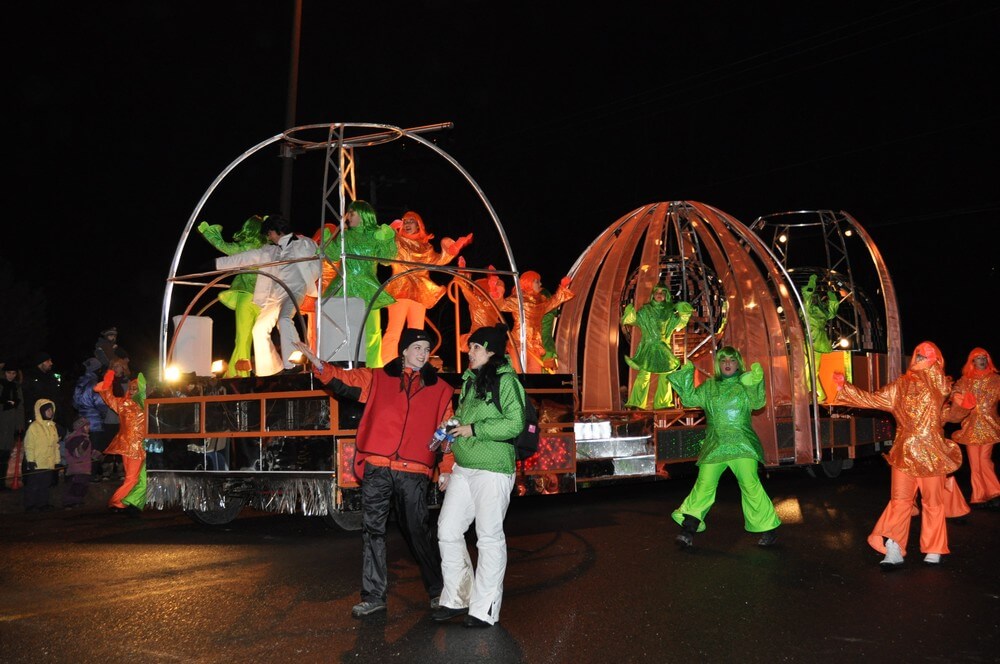 défilé carnaval de québec char couleurs