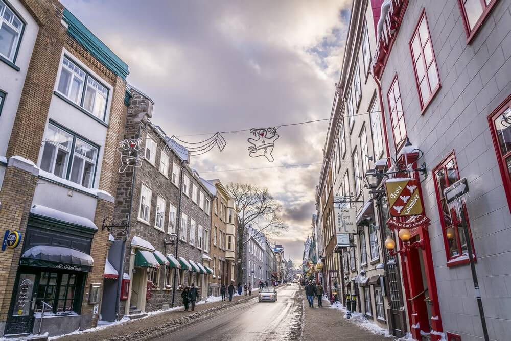 ville de québec durant le carnaval