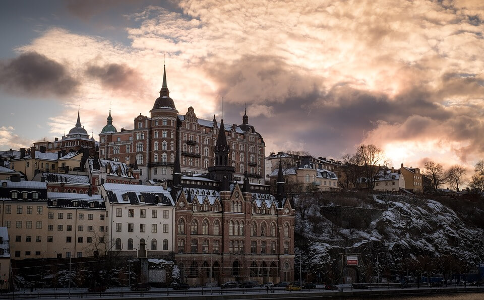 ville de stockholm en hiver