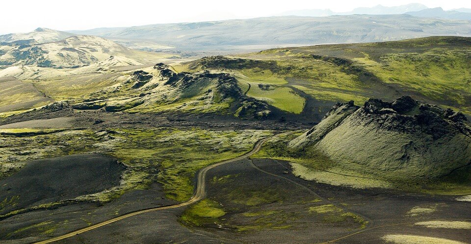 crateres volcan laki paysage road trip en Islande