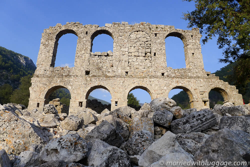 ruines voie lycienne randonnée en turquie