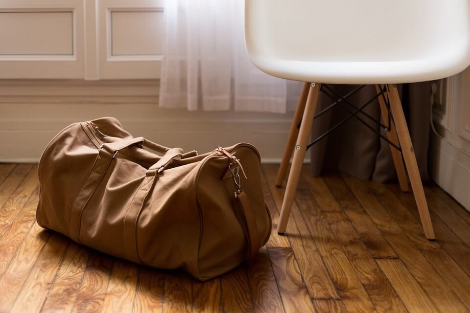 bagage chaise chez soi checklist voyage
