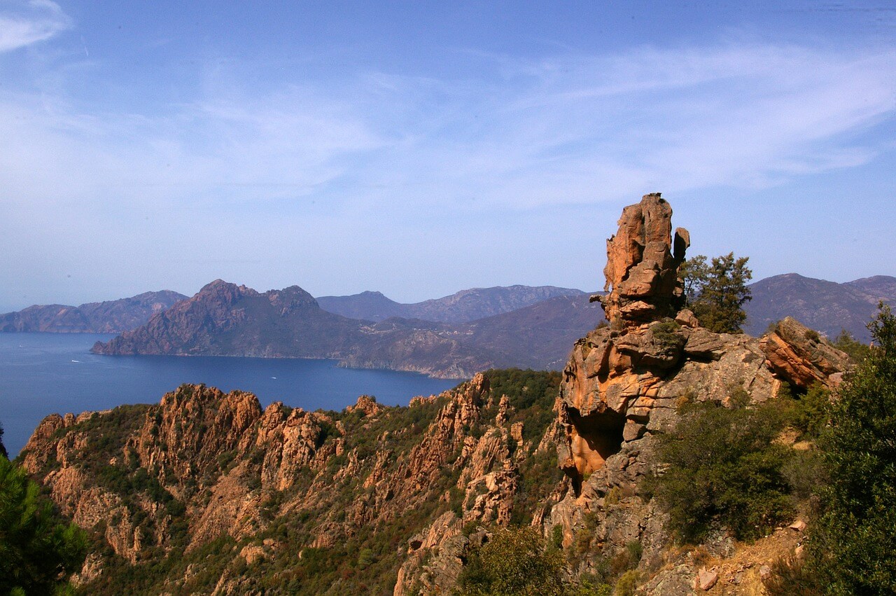 calanques de piana corse nord ou sud