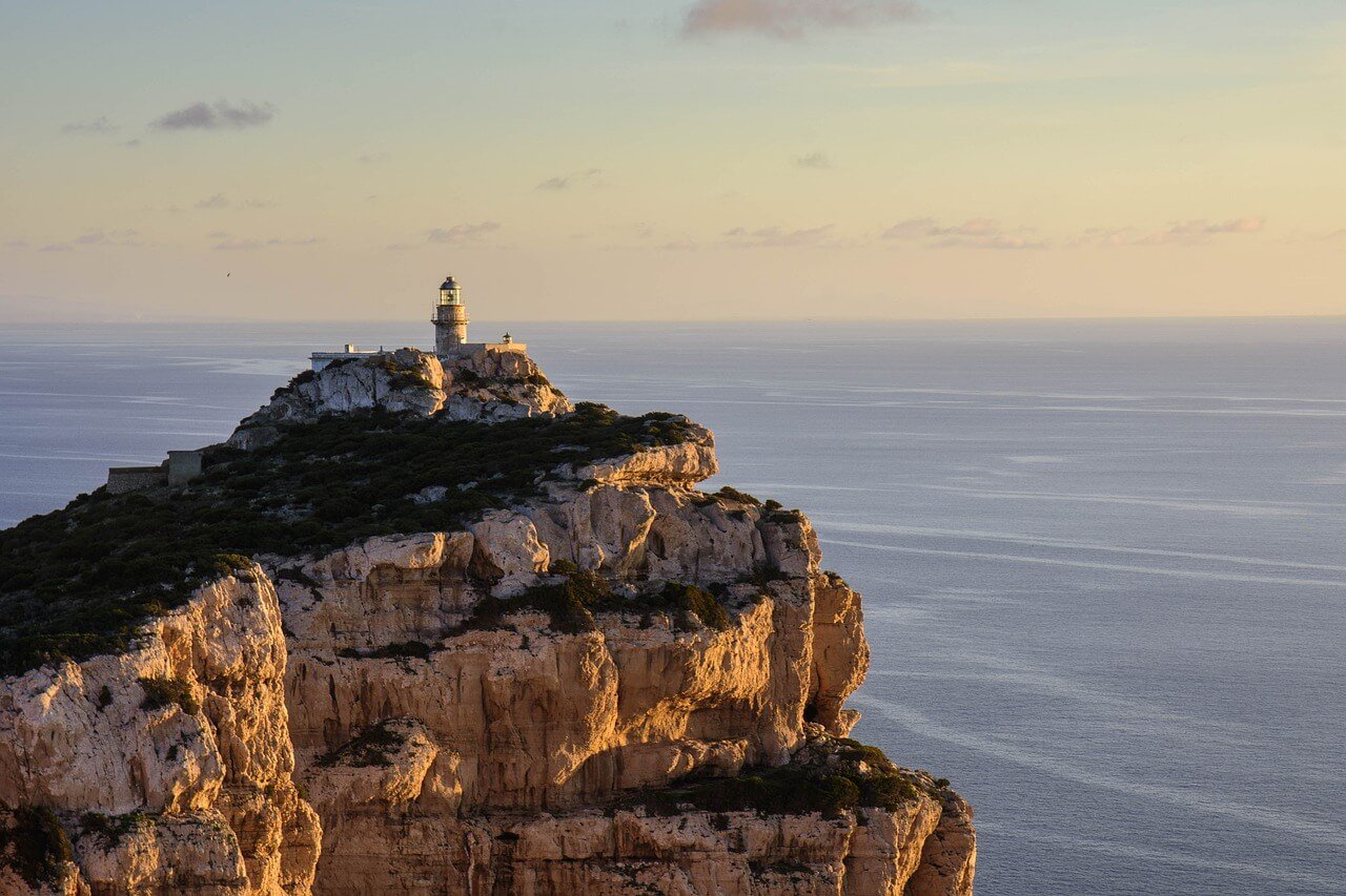 falaise alghero sardaigne