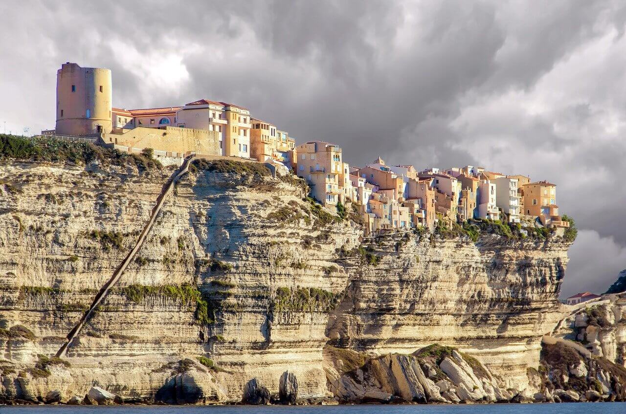 falaises bonifacio corse nord ou sud