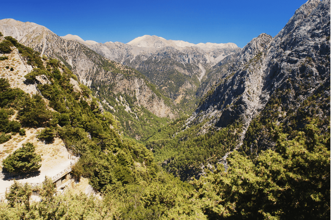 gorges de samaria montagnes crete