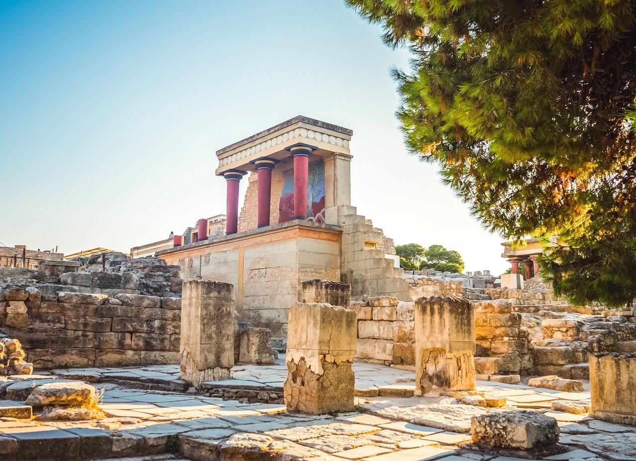 palais de knossos crete site archeologique