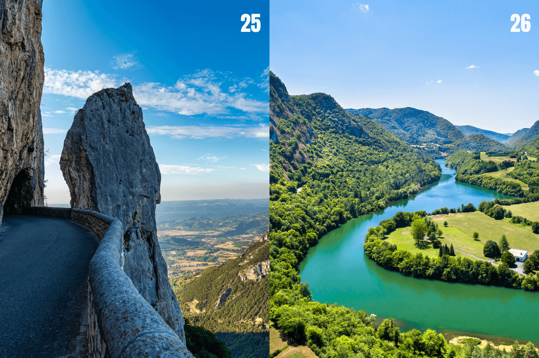 route du vercors ou gorges de l'ain