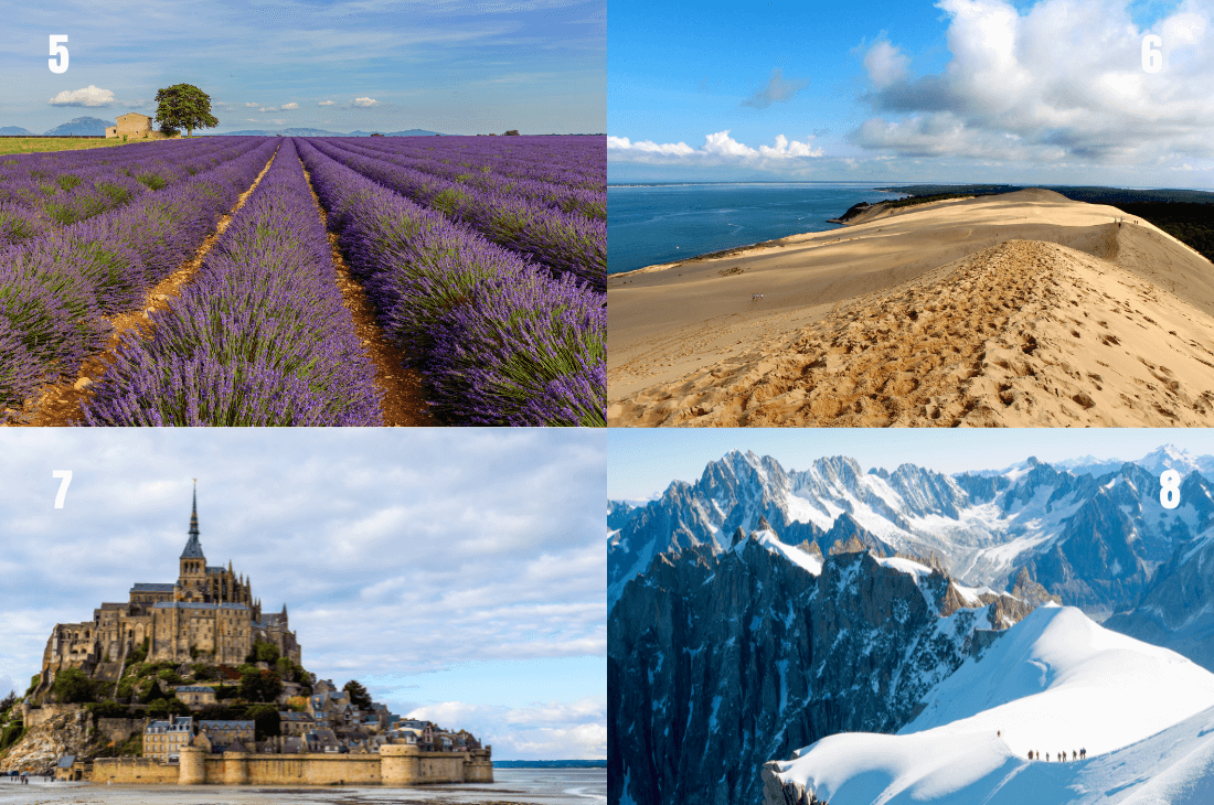 valensole mont saint michel pilat mont blanc plus beaux paysages de France