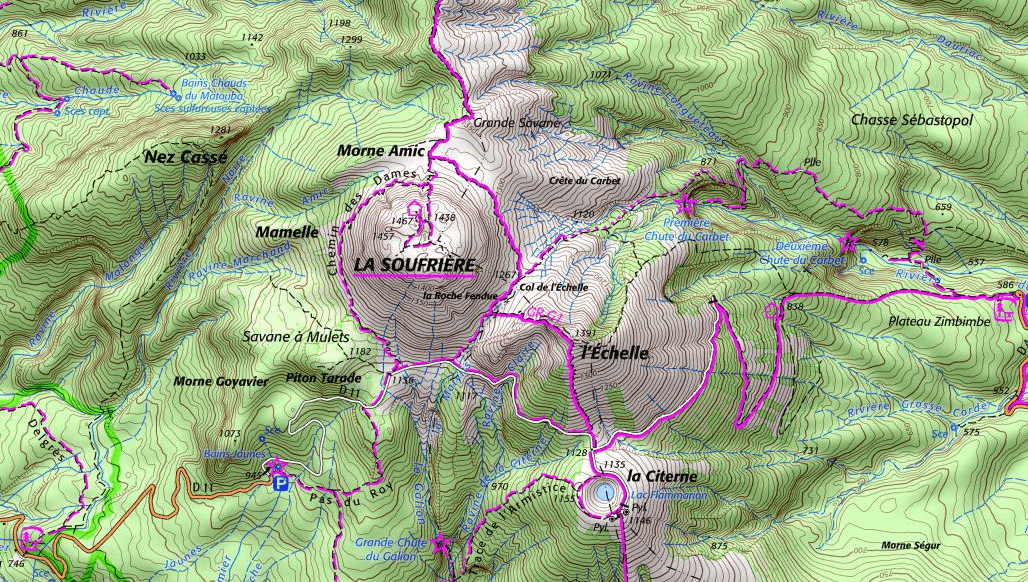 carte randonnée geoportail