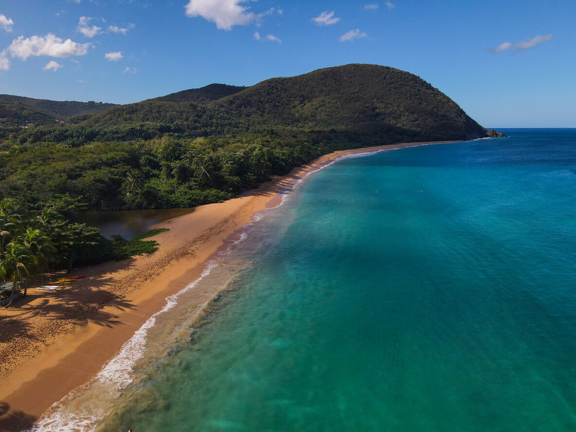 Plage de Grande-Anse en Guadeloupe