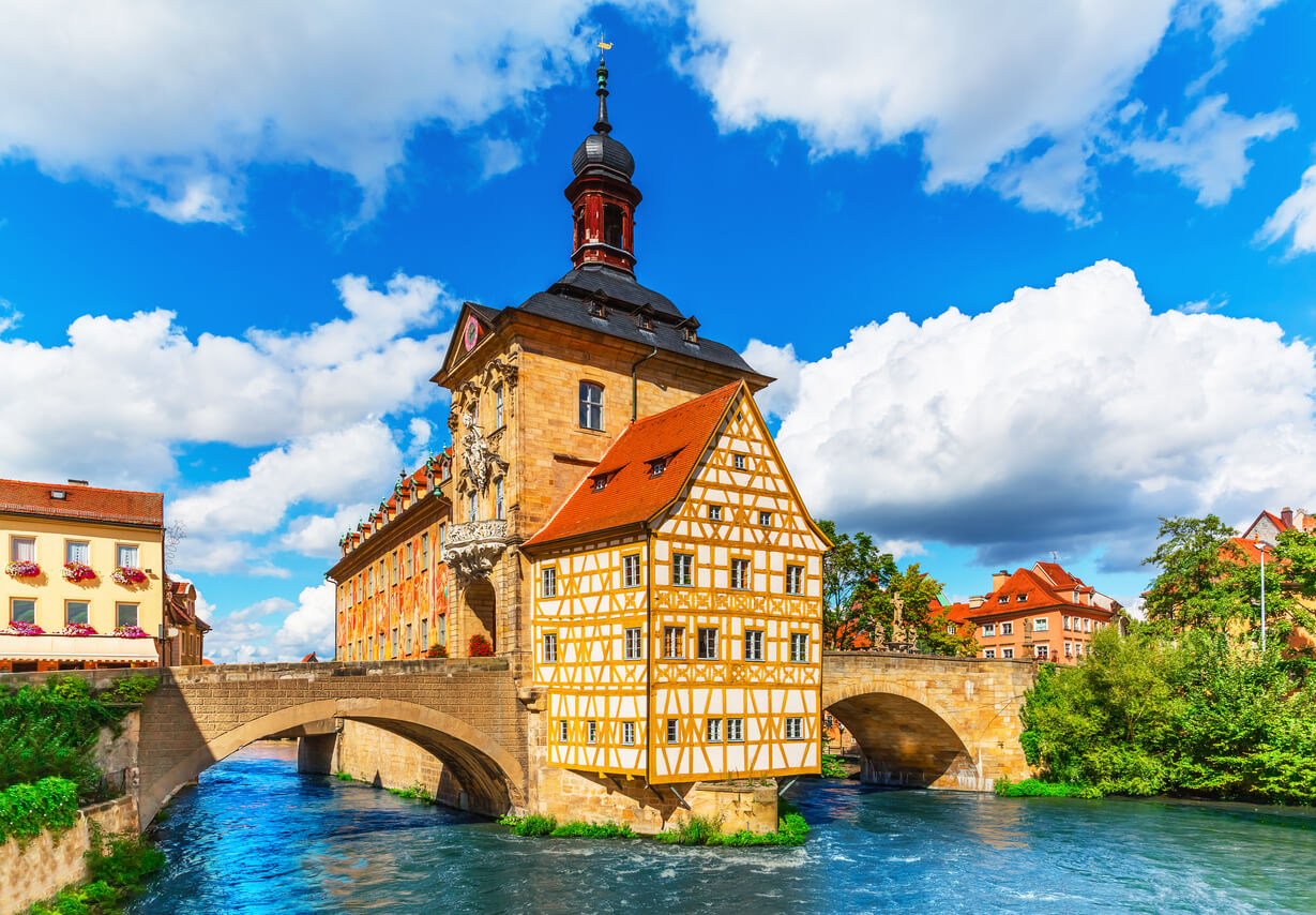 Hôtel de ville de Bamberg, en Allemagne