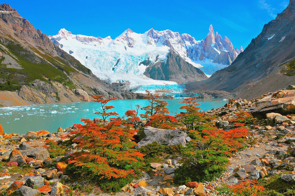 argentine los glaciares automne
