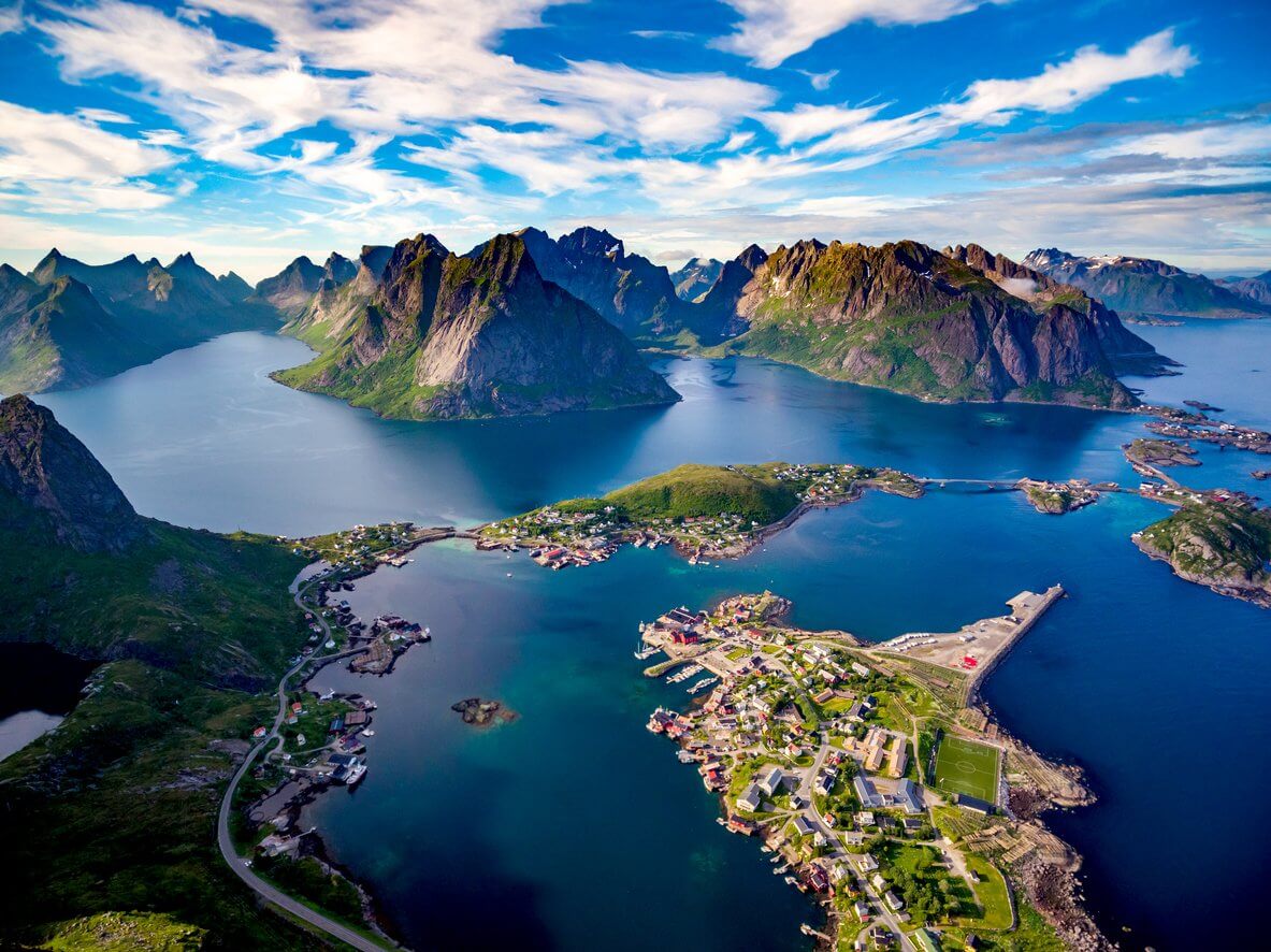 fjords des lofoten norvege