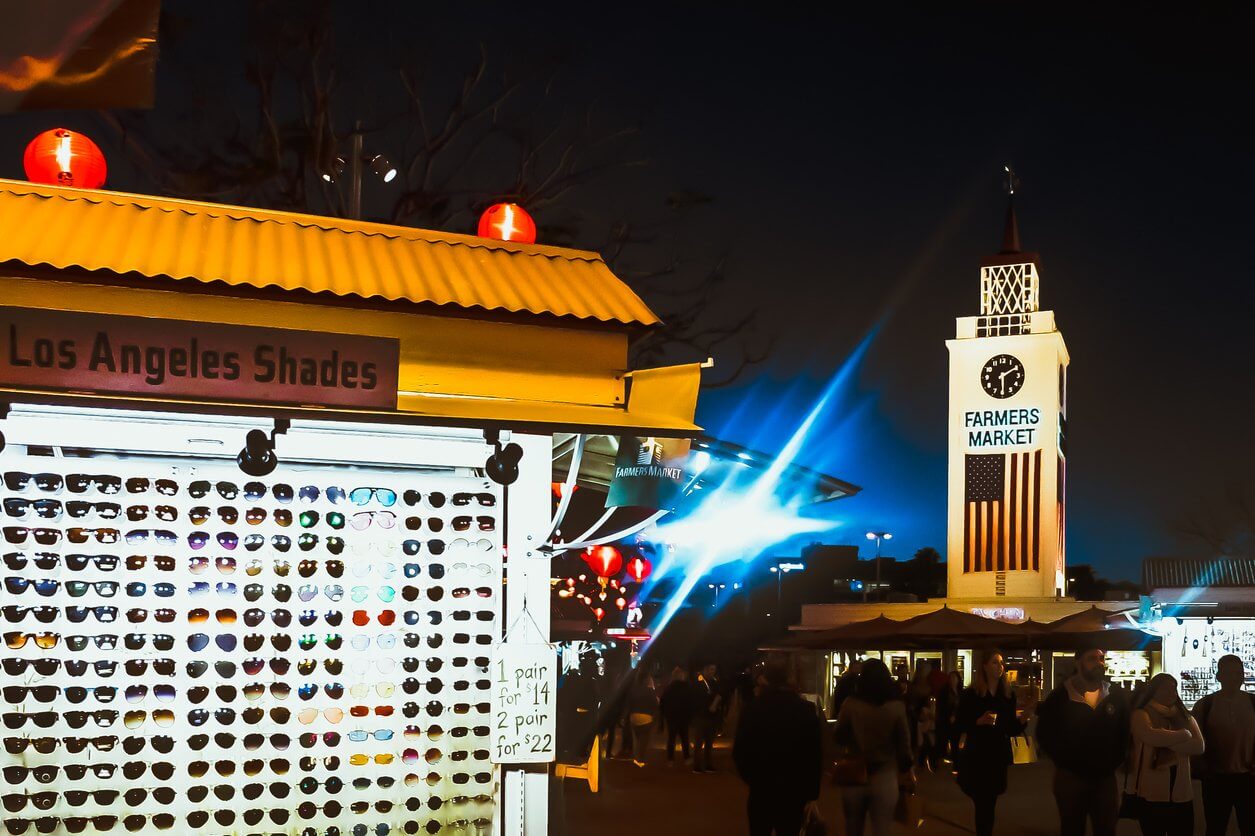 le marche fermier original avec tour de lhorloge a los angeles