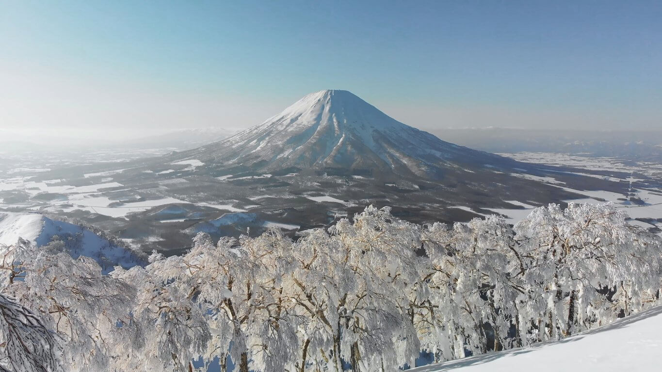 mont fuji au japon en hiver