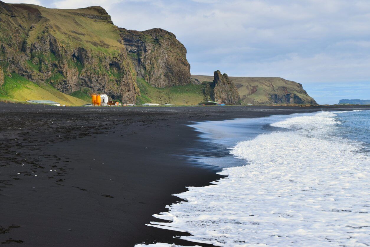 plages de sable noir de vik