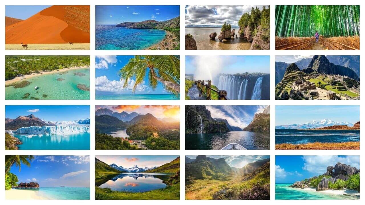 plus beaux paysages du monde