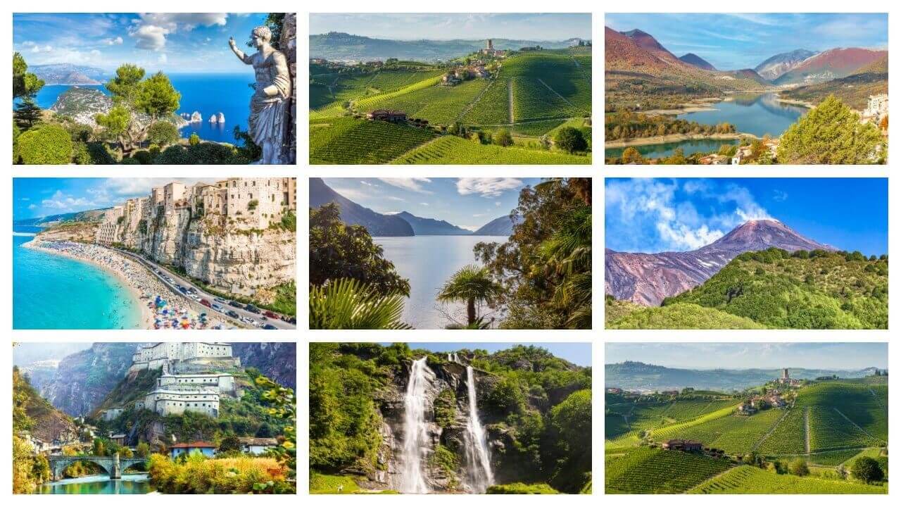plus beaux paysages italie