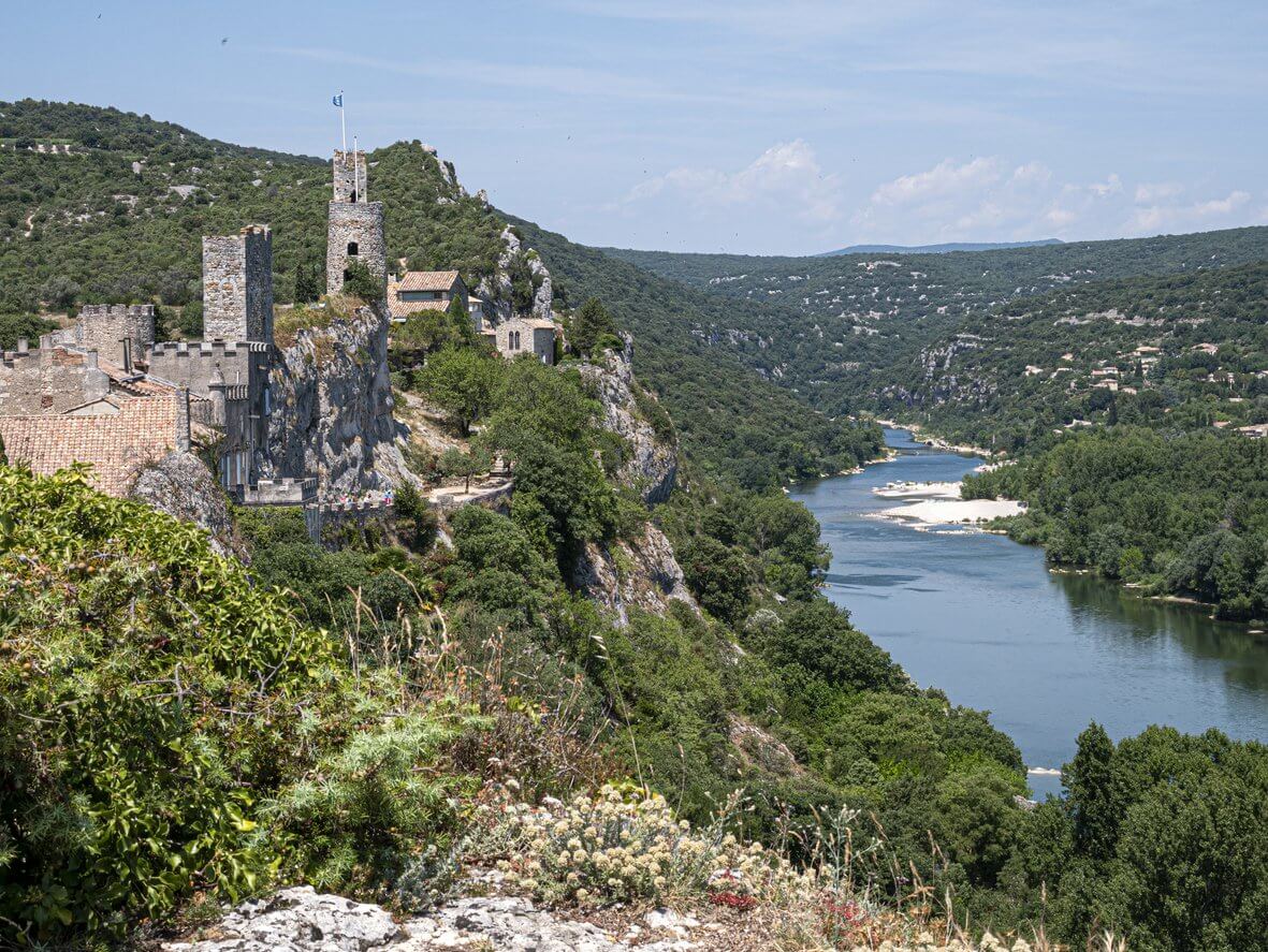 village daigueze en ardeche en france