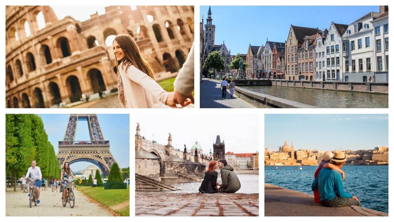 destinations romantiques europe