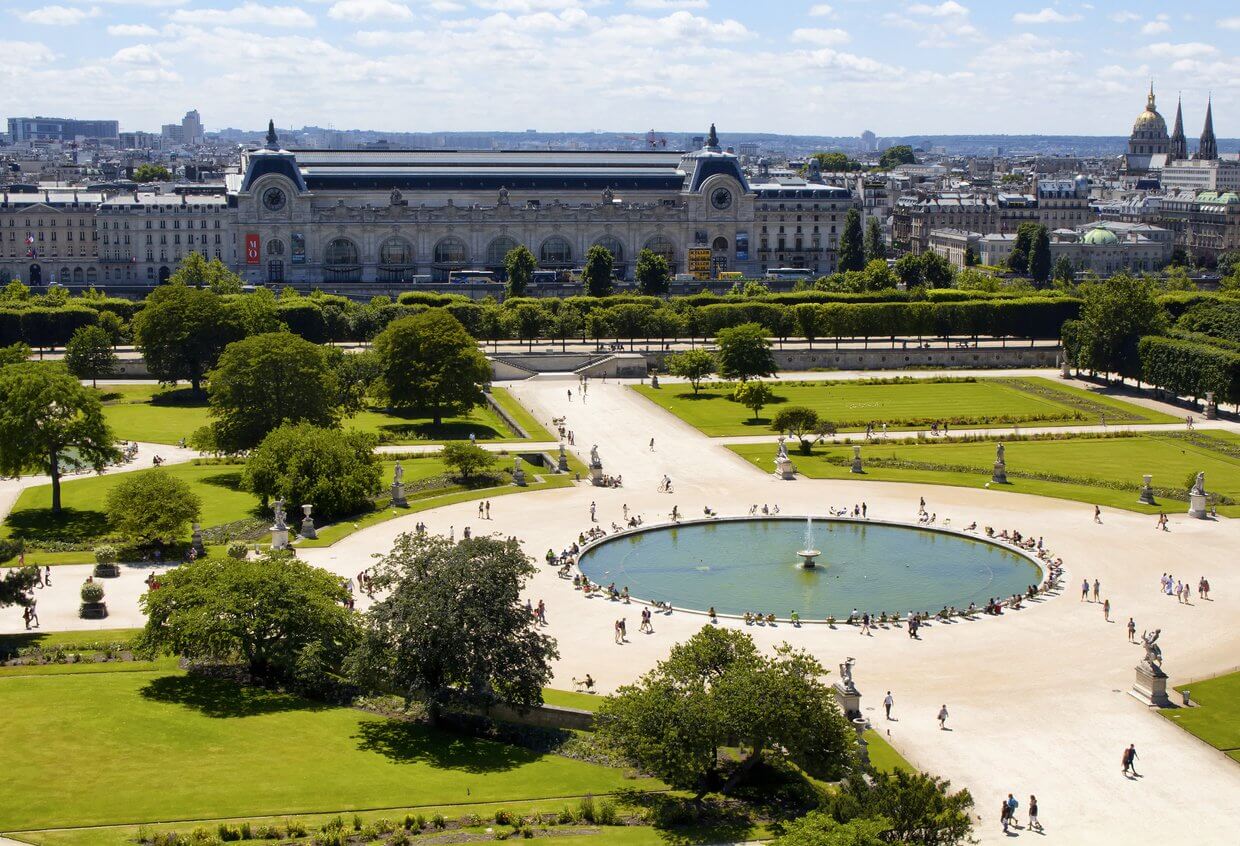 jardin des tuileries et du musee de lorangerie