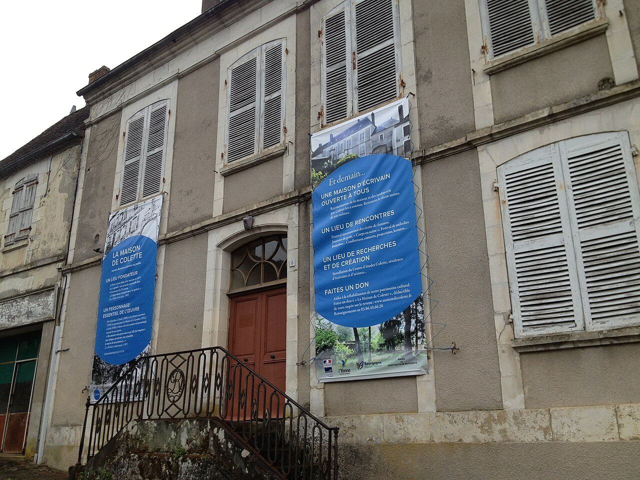 maison natale de colette en avril 2013