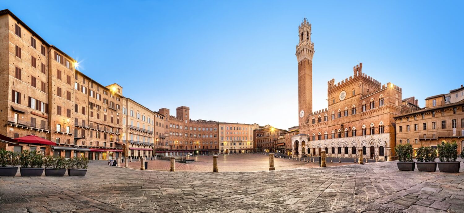 panorama de sienne italie