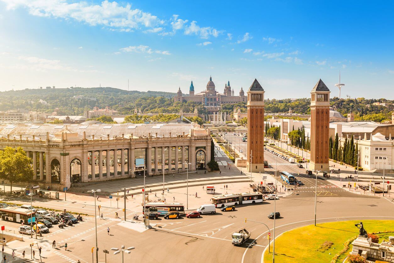 place despagne et la fontaine magique de montjuic