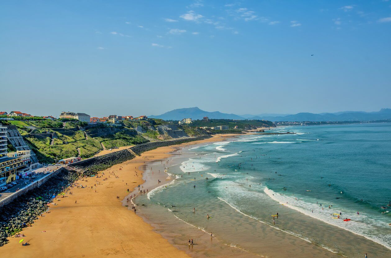 surf beach de biarritz