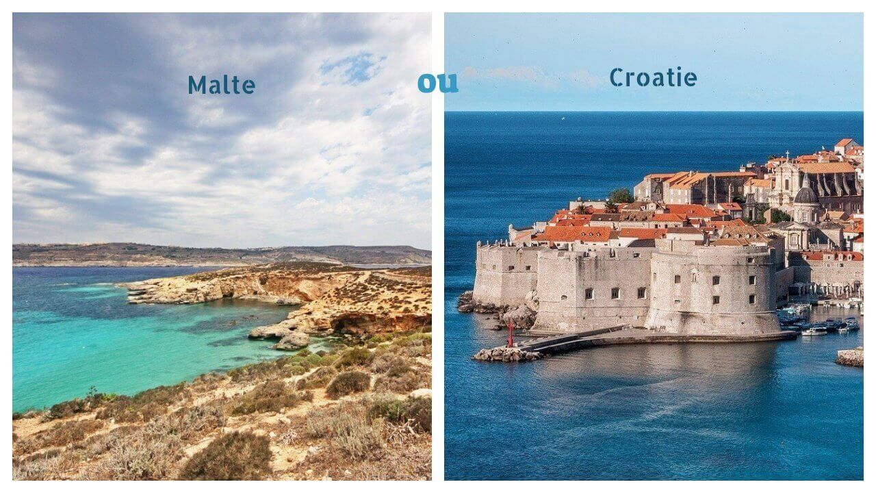 malte ou croatie